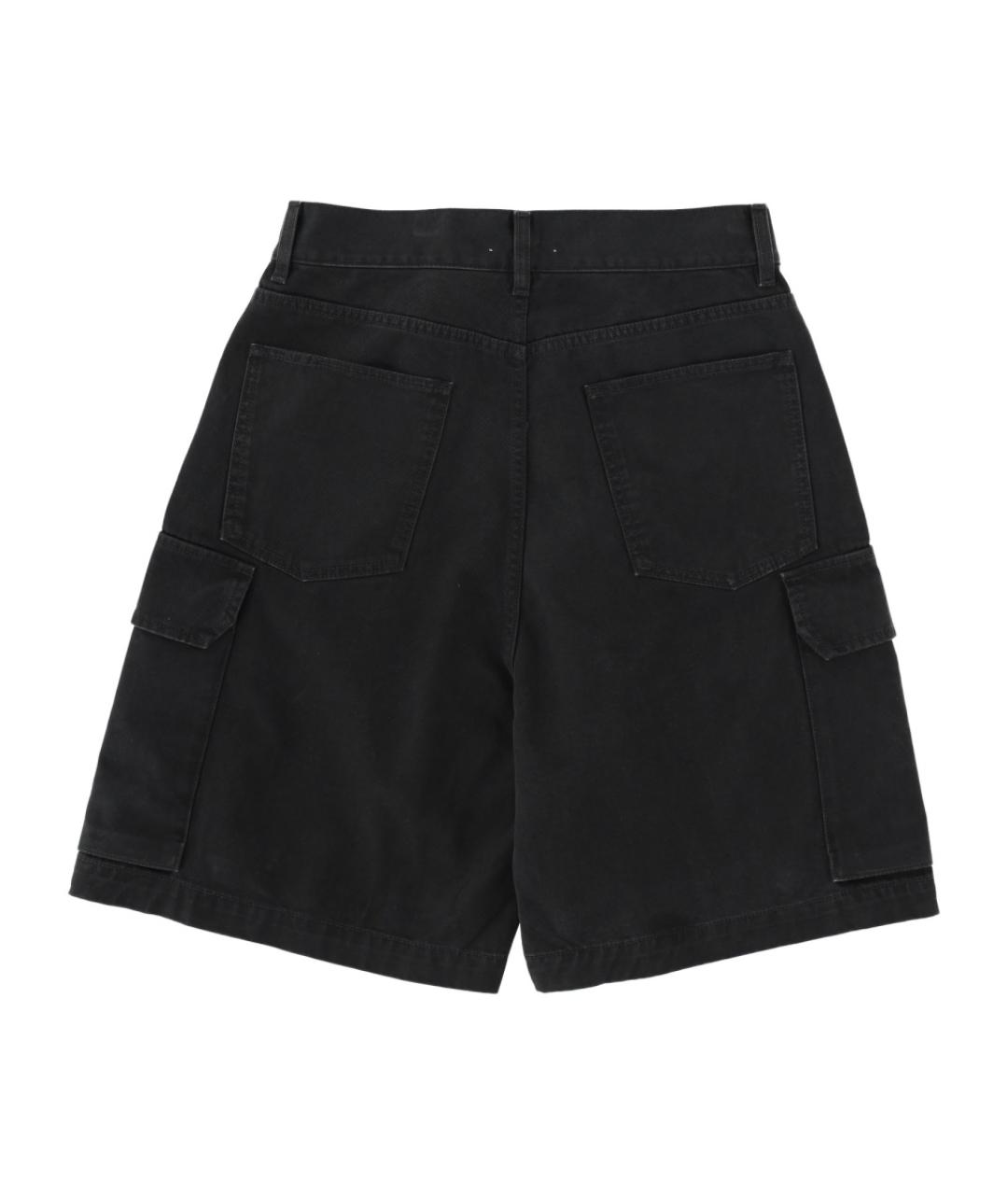 J.W.ANDERSON Черные хлопковые шорты, фото 2