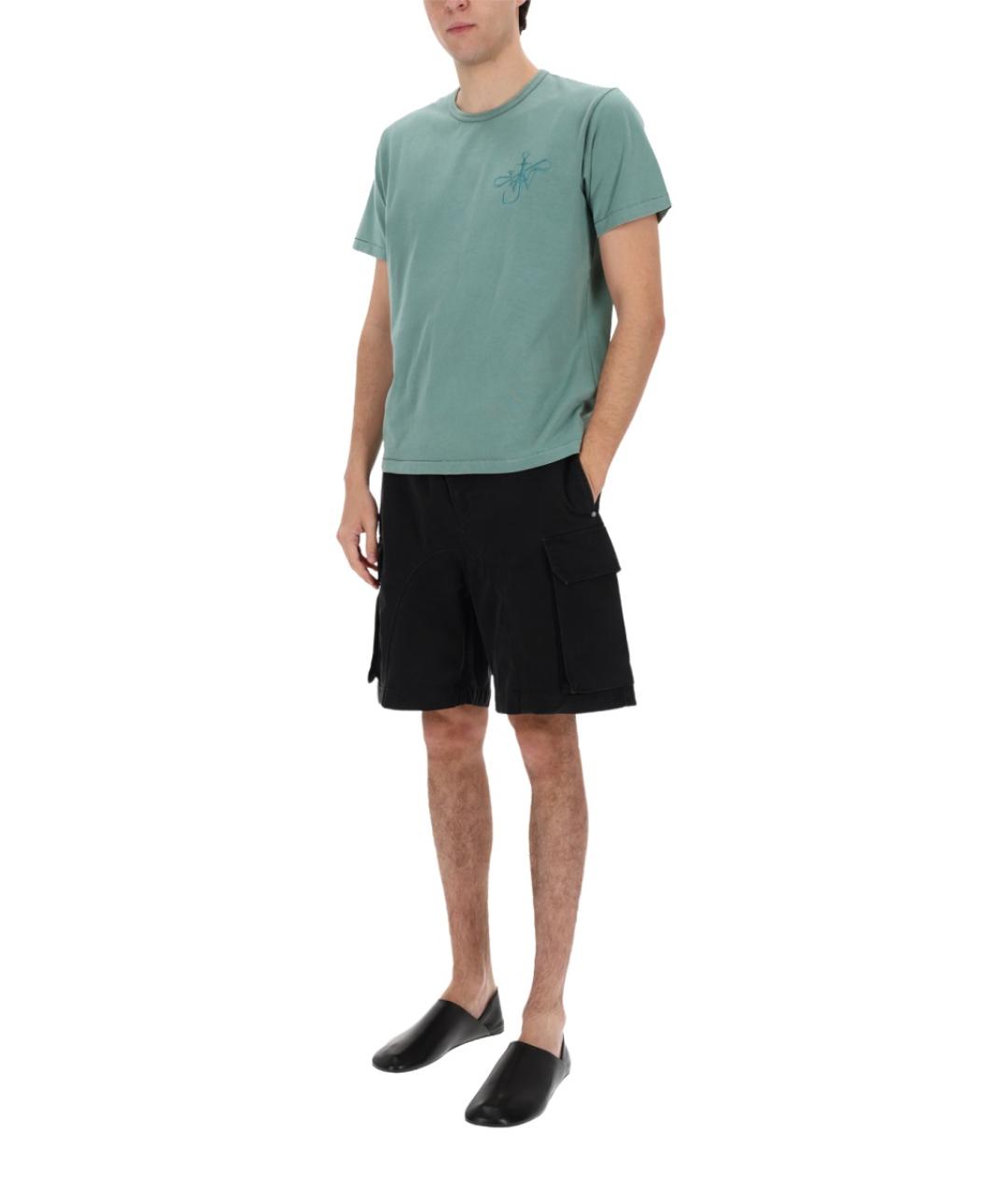 J.W.ANDERSON Черные хлопковые шорты, фото 3