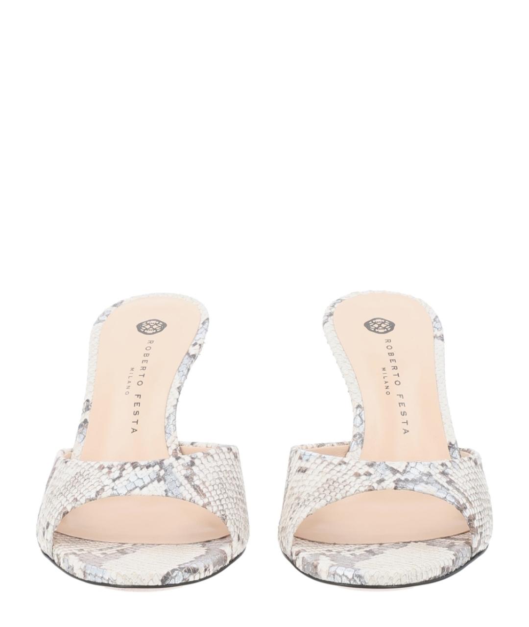 ROBERTO FESTA Мульти кожаные мюли, фото 3