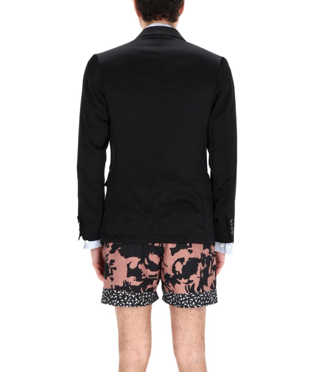 DRIES VAN NOTEN Черный вискозный пиджак, фото 5