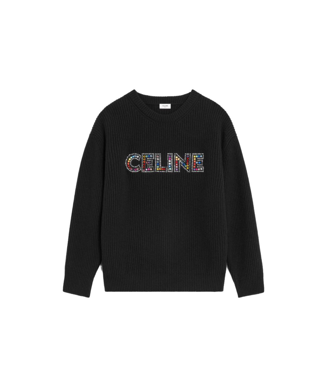 CELINE Черный джемпер / свитер, фото 6