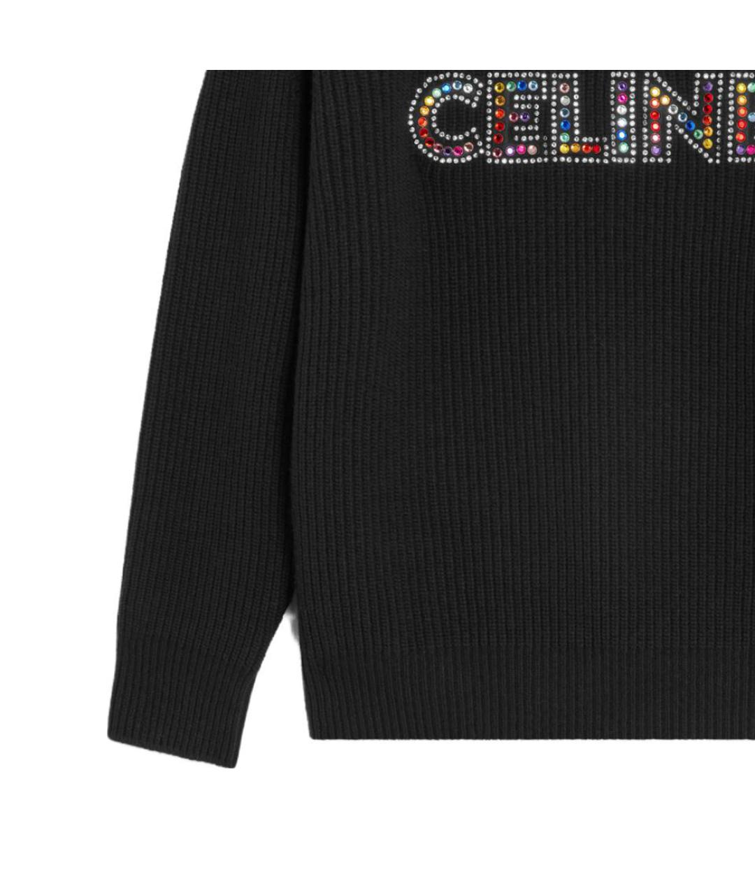 CELINE Черный джемпер / свитер, фото 4