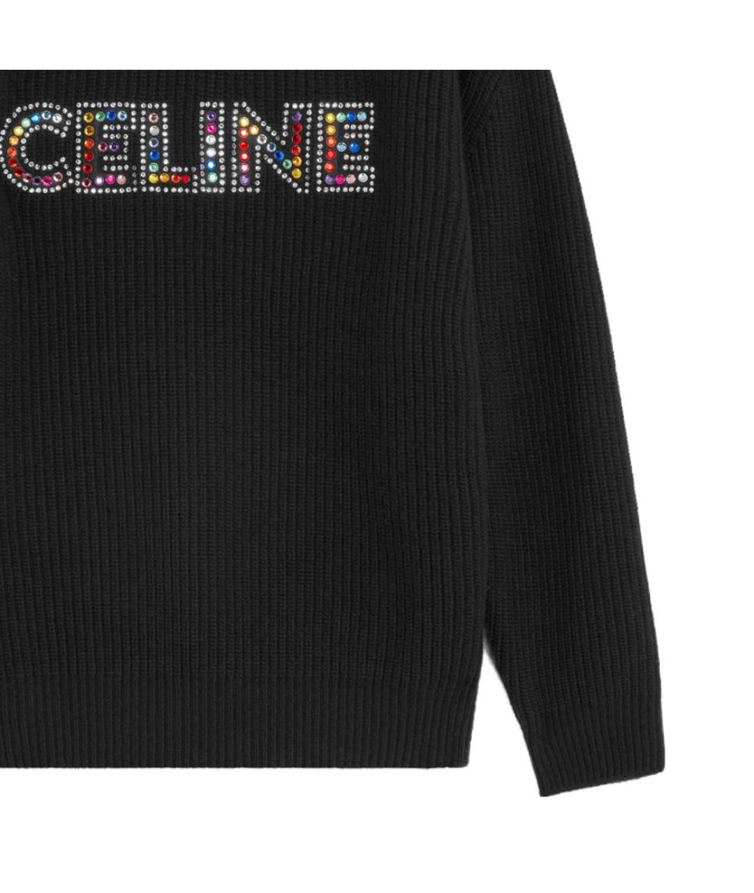 CELINE Черный джемпер / свитер, фото 5