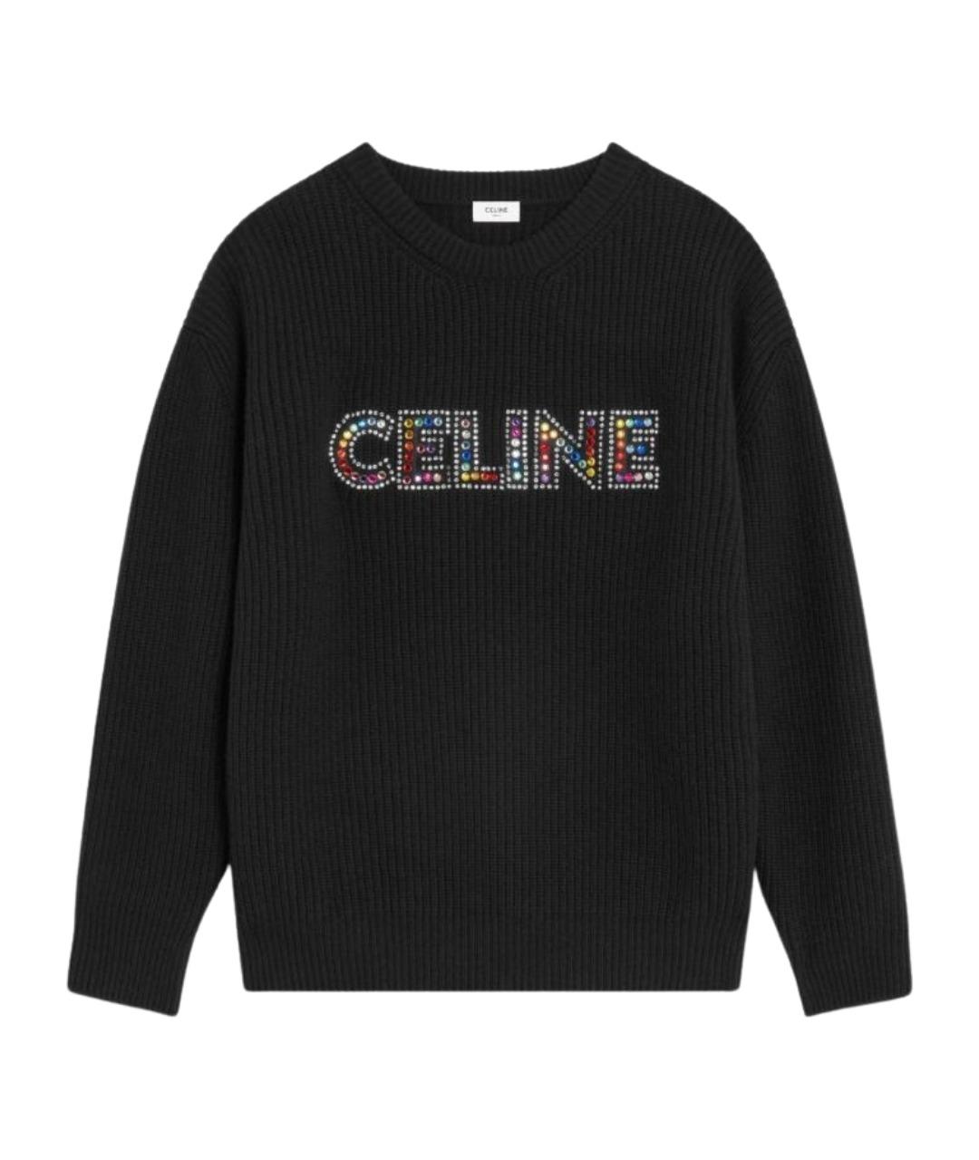 CELINE Черный джемпер / свитер, фото 1