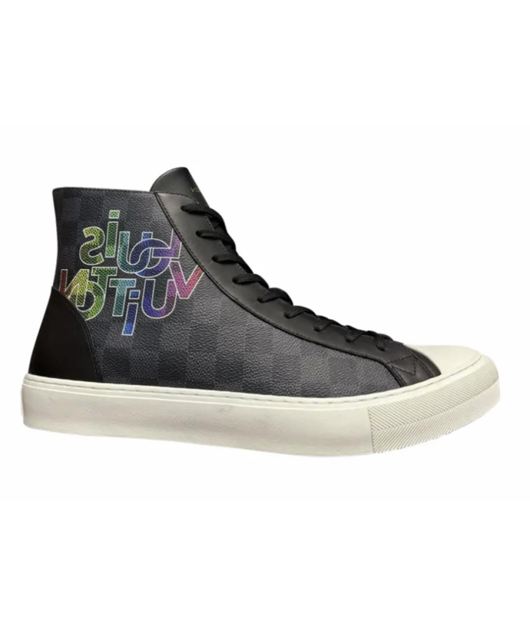 LOUIS VUITTON Серые высокие кроссовки / кеды, фото 8