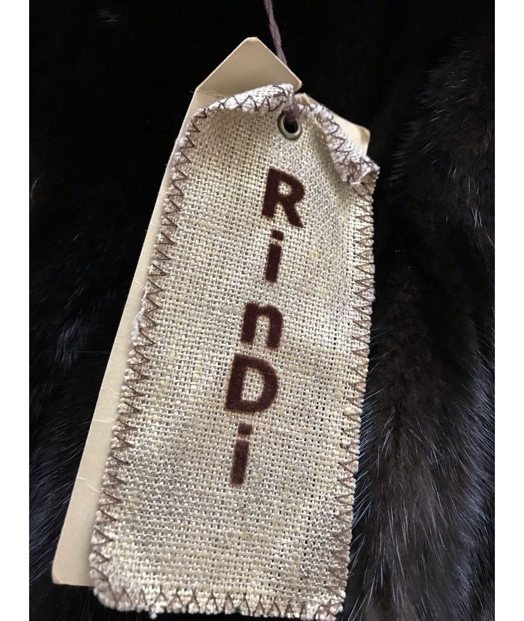 RINDI Коричневая меховая шуба, фото 7