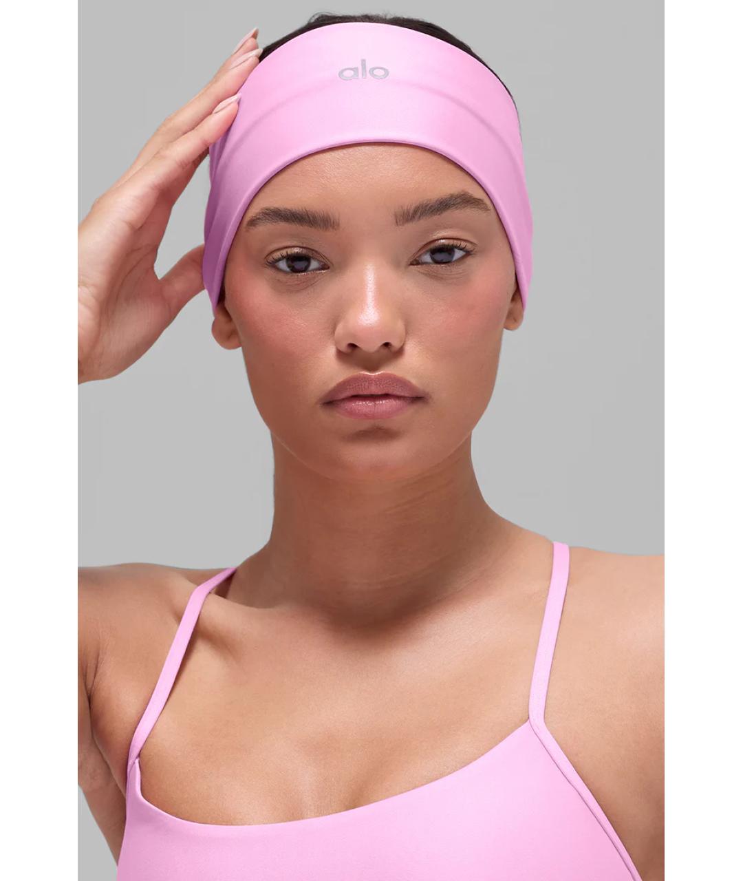 ALO YOGA Розовая повязка, фото 2