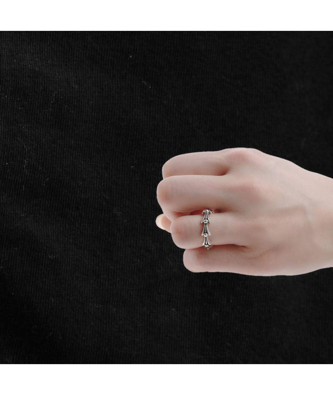 CHROME HEARTS Серебряное серебряное кольцо, фото 5
