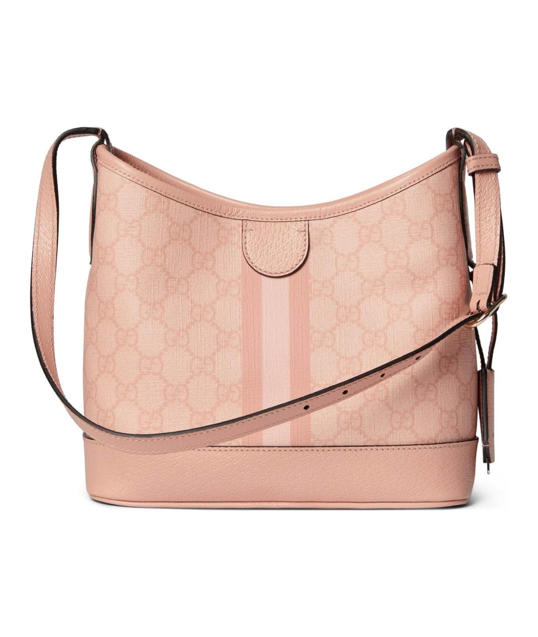 GUCCI Розовая кожаная сумка через плечо, фото 4