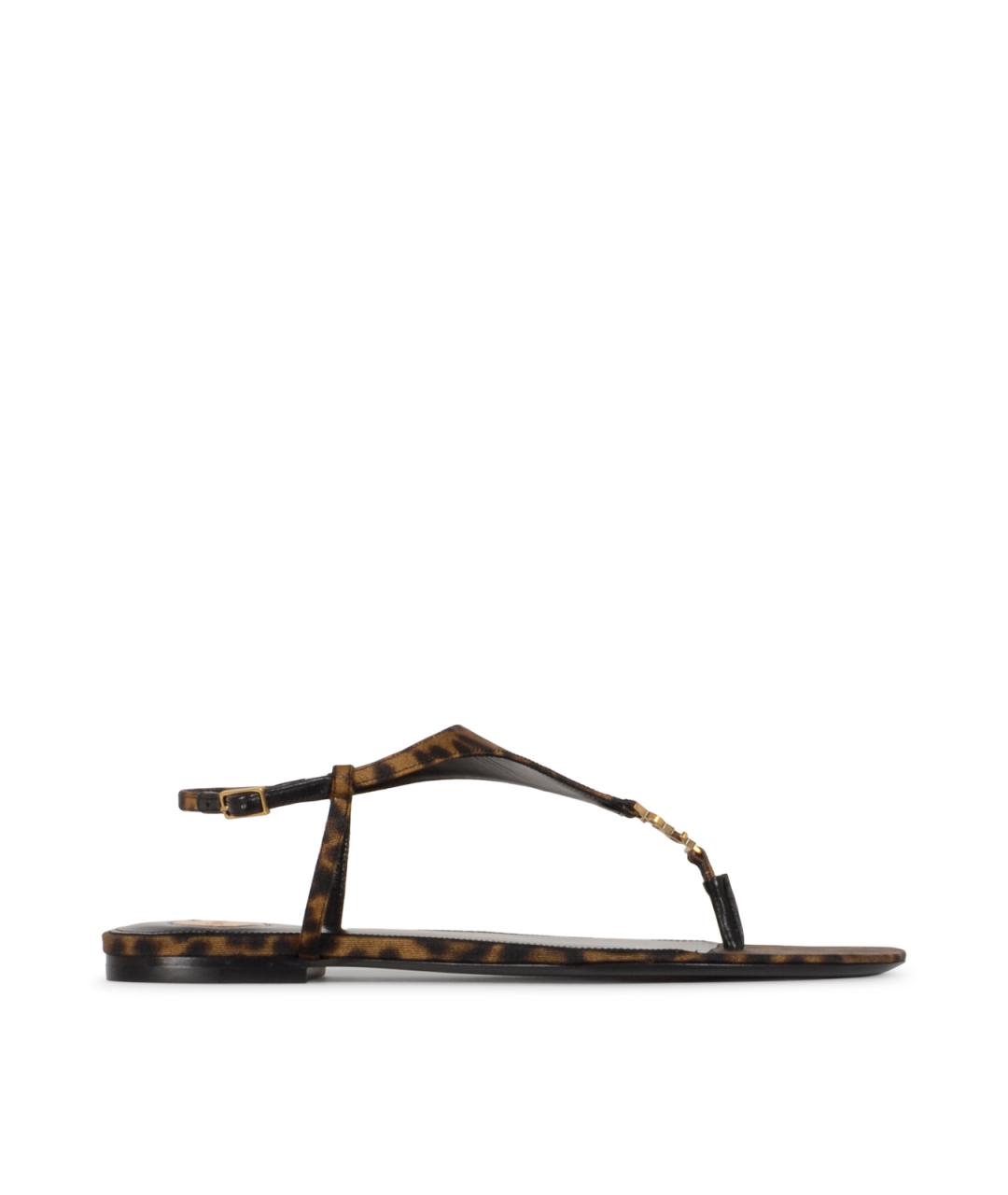 SAINT LAURENT Мульти кожаные сандалии, фото 1