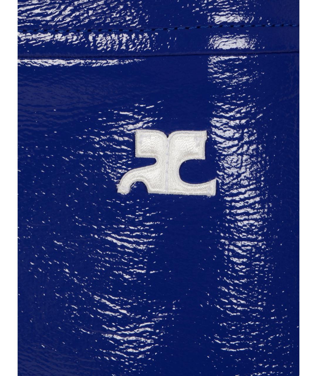 COURREGES Синяя юбка мини, фото 3