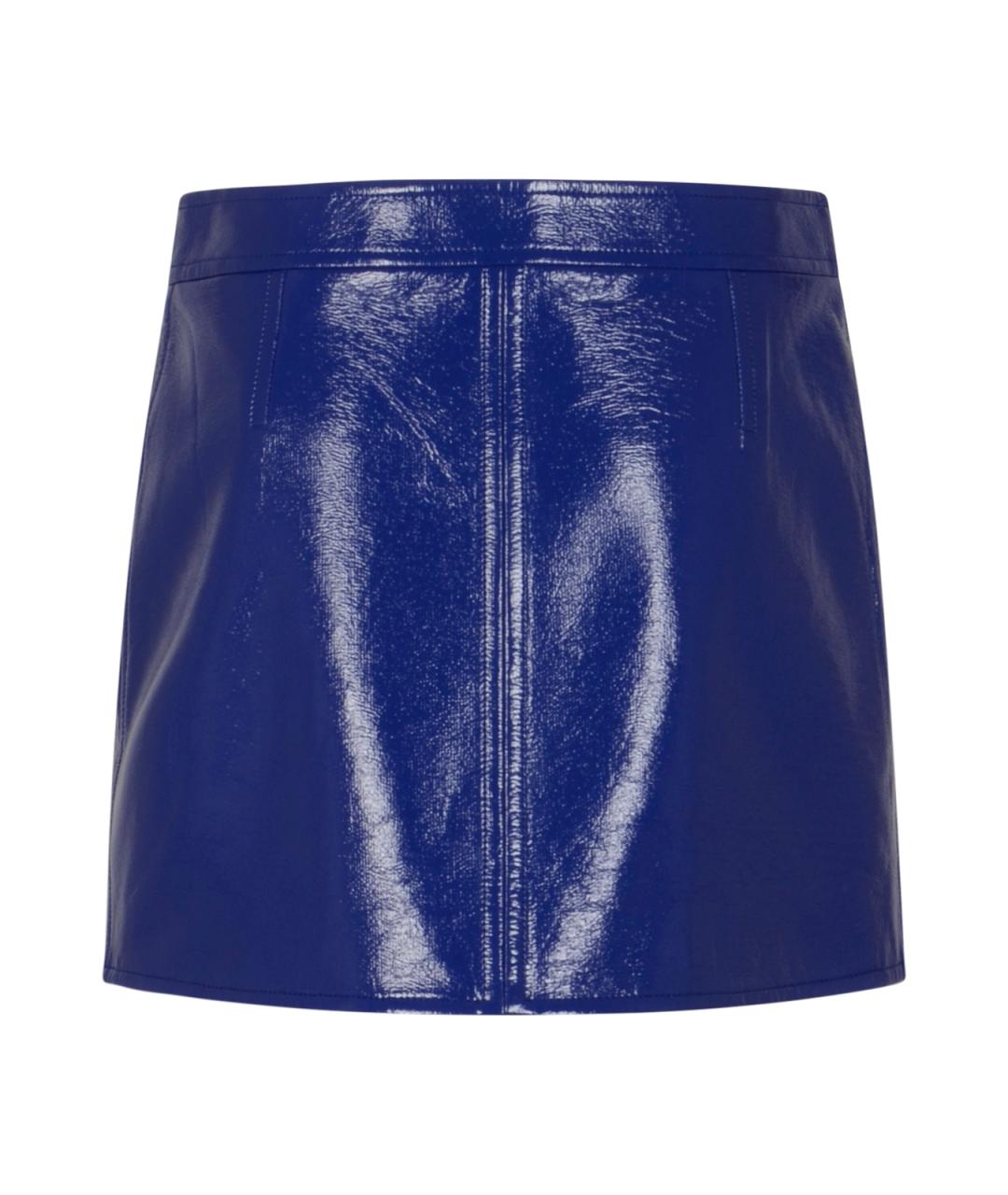 COURREGES Синяя юбка мини, фото 2