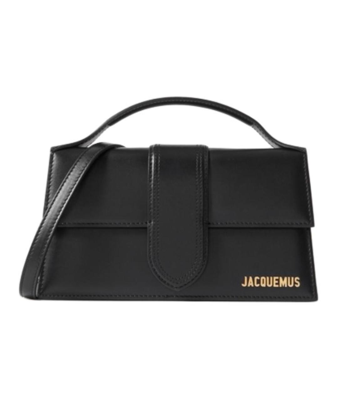 JACQUEMUS Белая кожаная сумка через плечо, фото 5