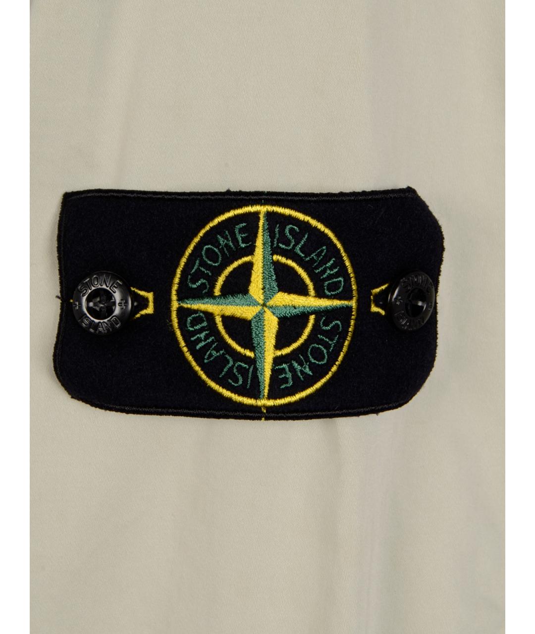 STONE ISLAND Серая хлопковая кэжуал рубашка, фото 3
