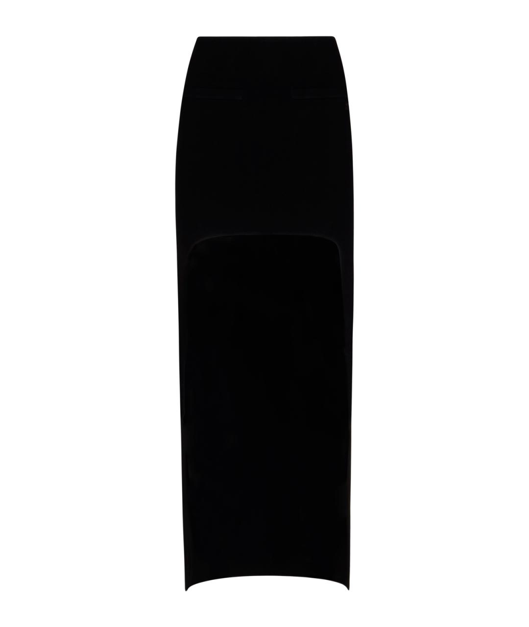 COURREGES Черная юбка макси, фото 1