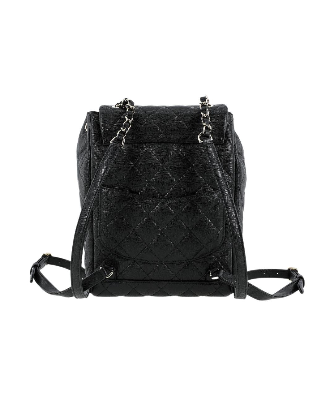 CHANEL Черный кожаный рюкзак, фото 3