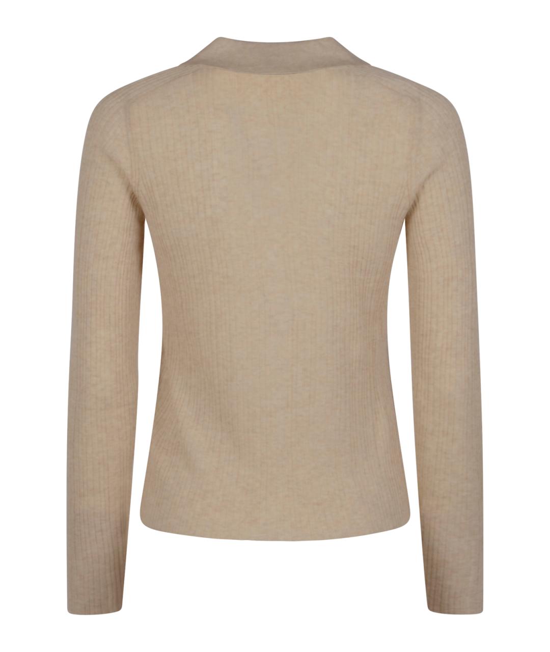 MAISON KITSUNE Бежевый кардиган, фото 2