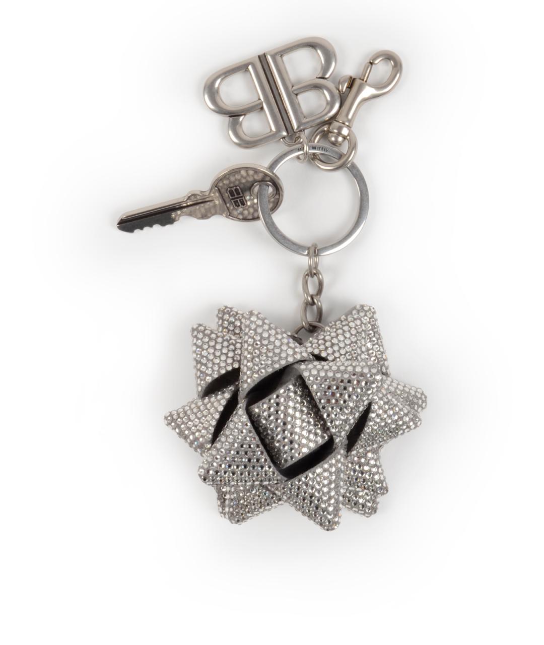 BALENCIAGA Серебрянный брелок, фото 1