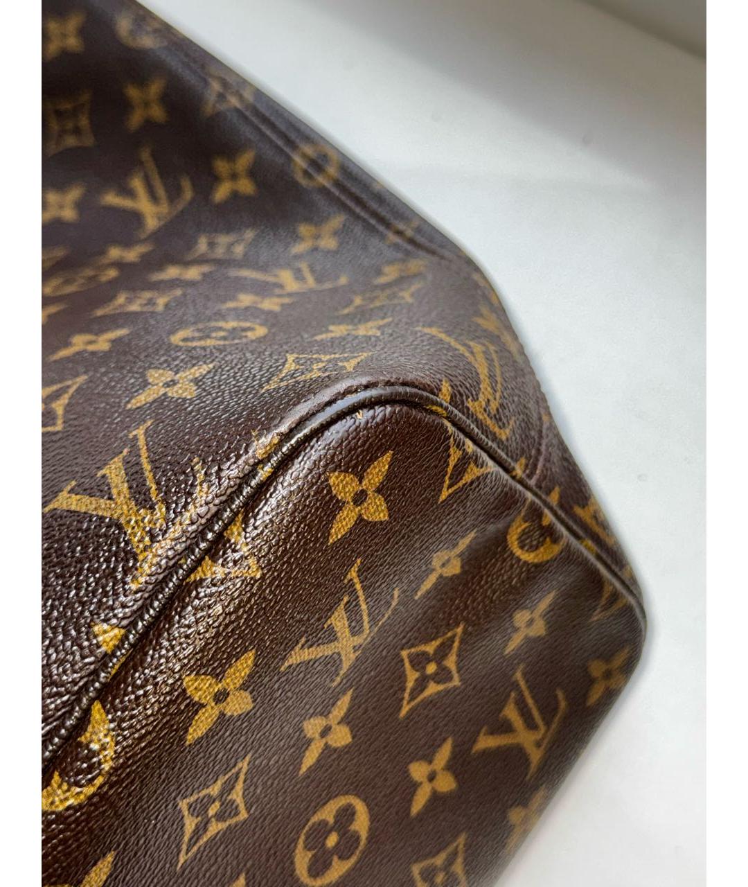 LOUIS VUITTON Коричневая сумка тоут, фото 7