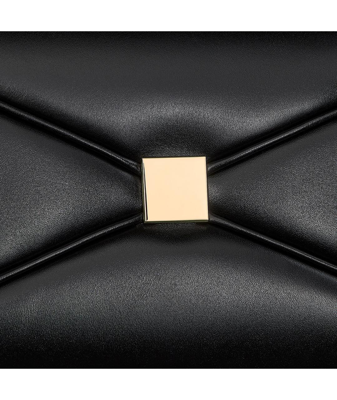 CHRISTIAN DIOR Черная кожаная сумка через плечо, фото 5