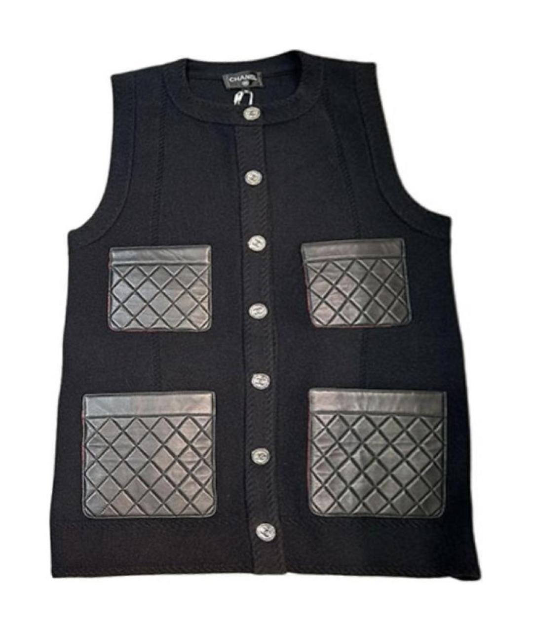 CHANEL Черный жилет, фото 1