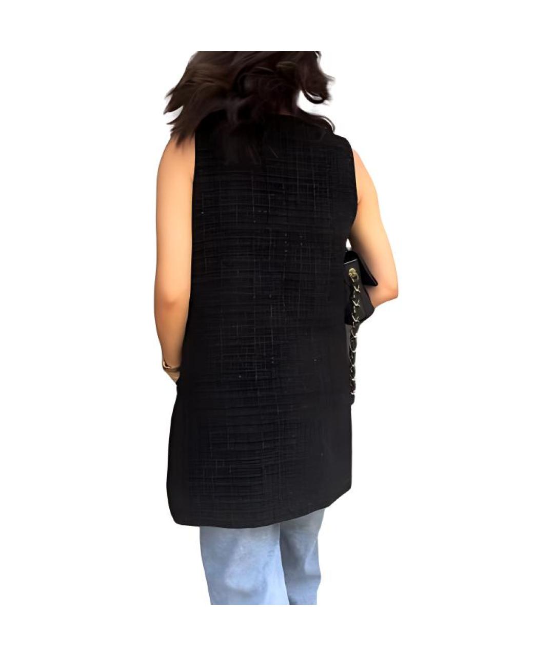 CHANEL Черный жилет, фото 4