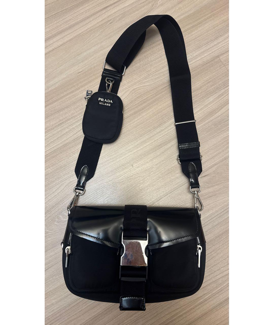 PRADA Черная сумка через плечо, фото 9