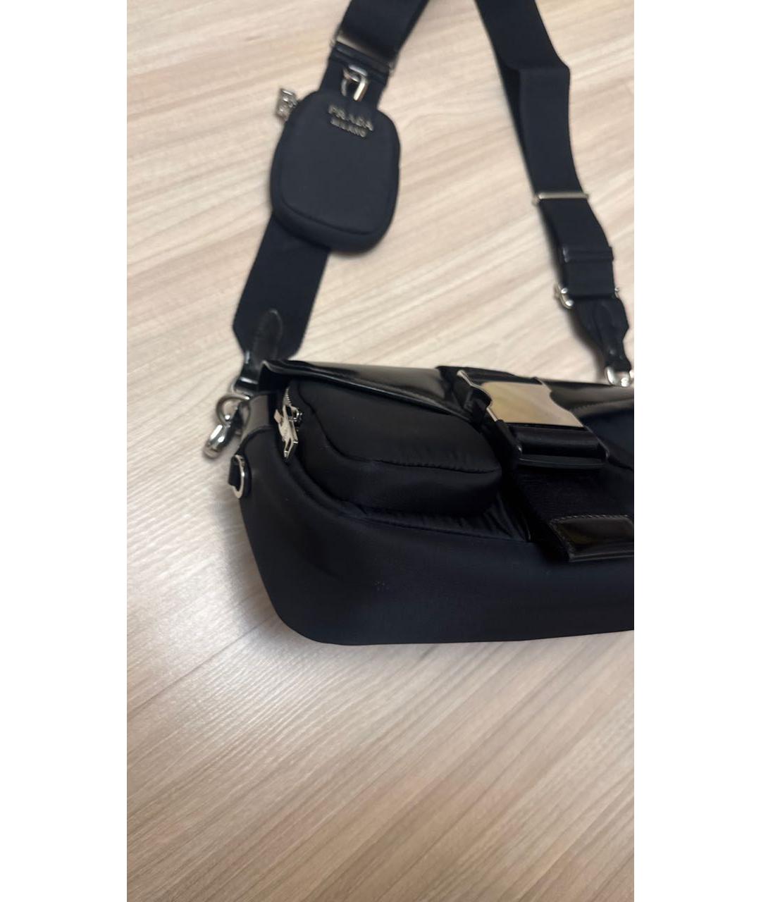 PRADA Черная сумка через плечо, фото 4