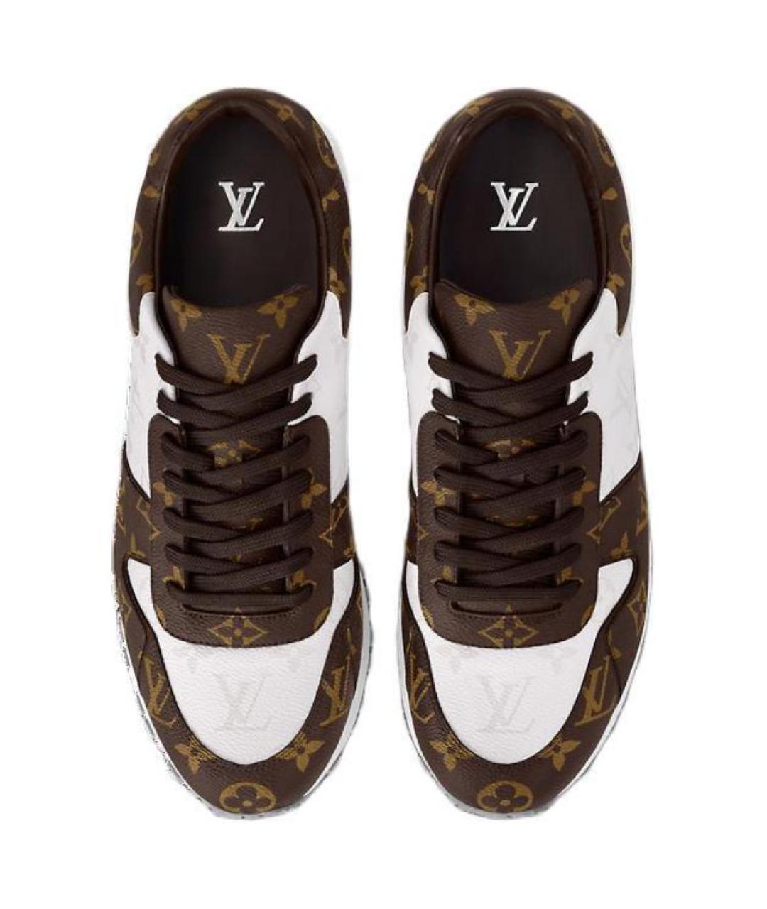 LOUIS VUITTON Коричневые низкие кроссовки / кеды, фото 4