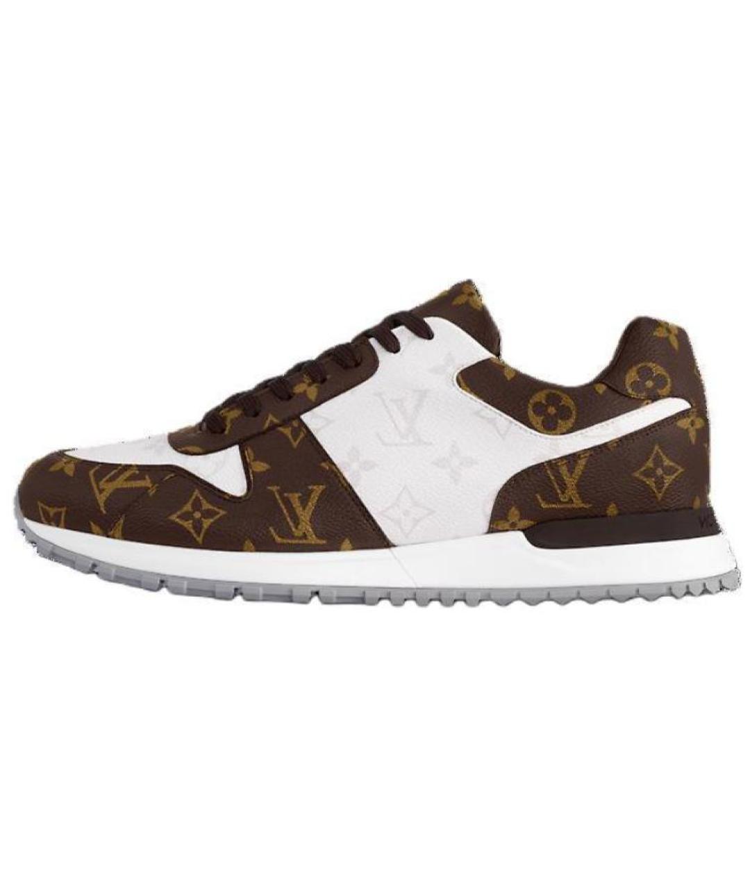 LOUIS VUITTON Коричневые низкие кроссовки / кеды, фото 2