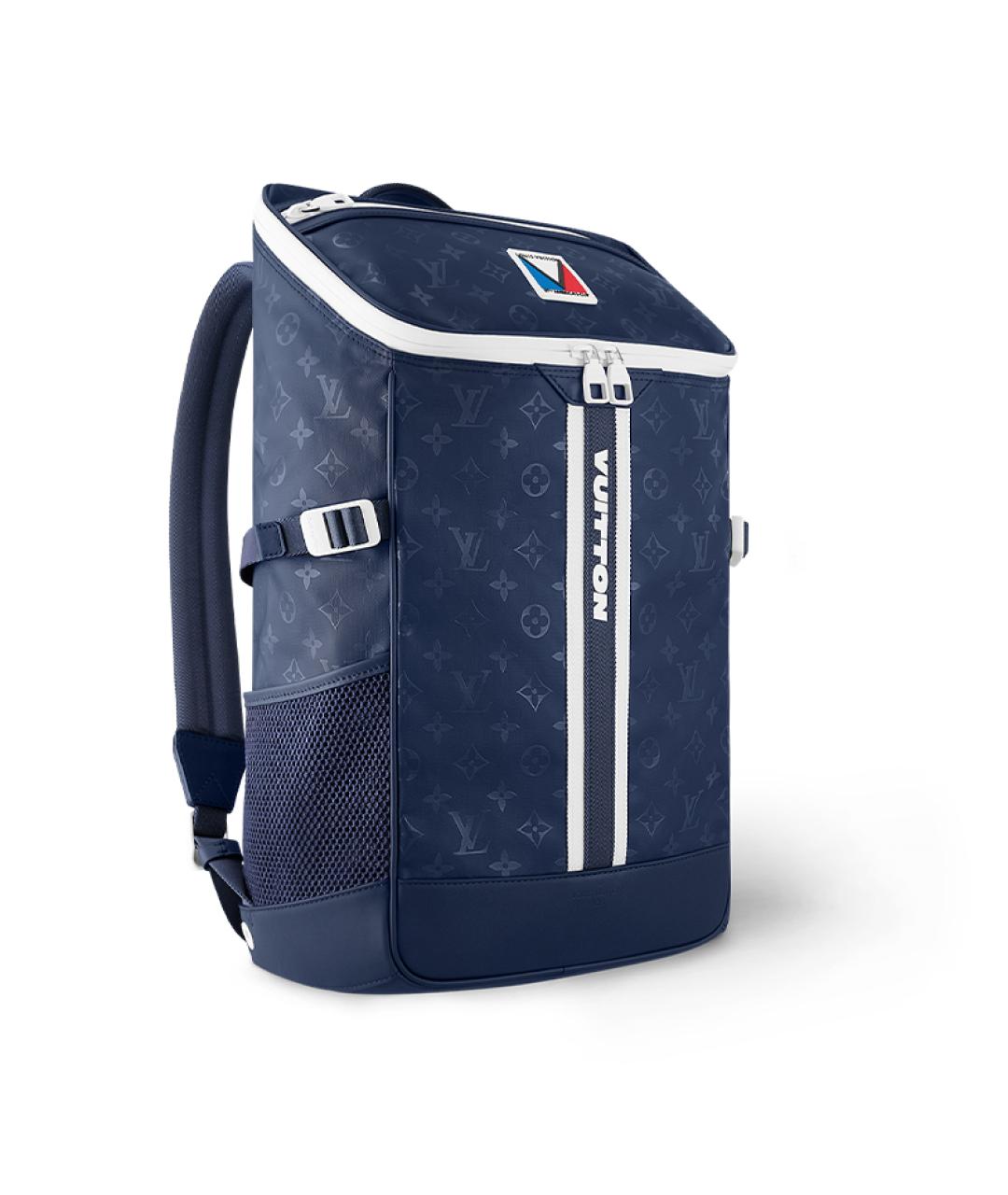 LOUIS VUITTON Синий рюкзак, фото 2