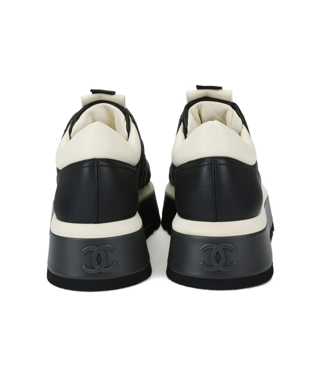 CHANEL Черные кроссовки, фото 4