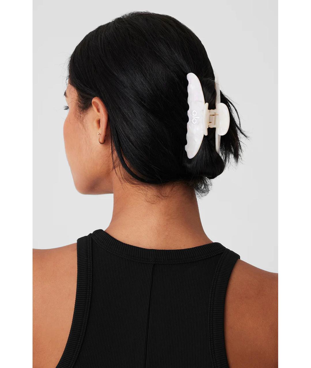 ALO YOGA Белая заколка, фото 4