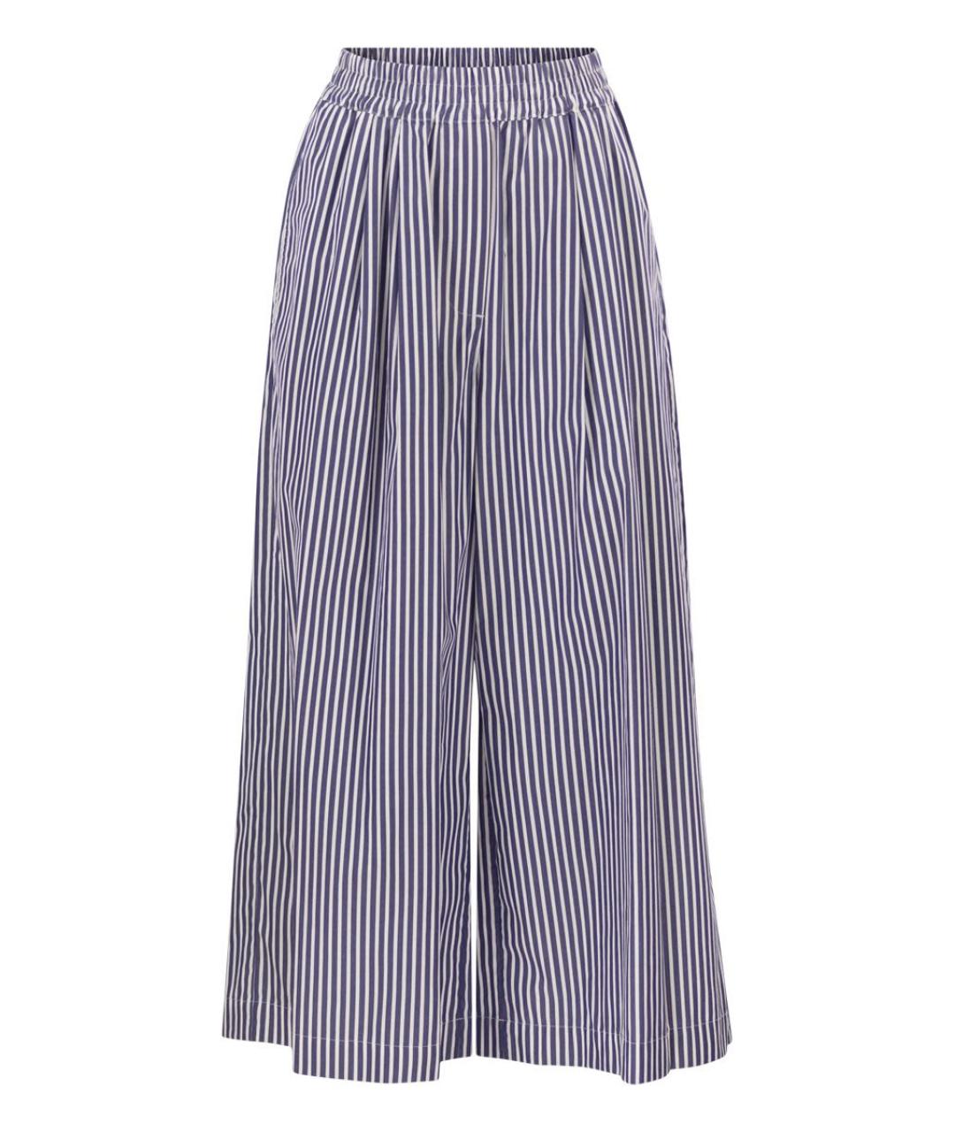 WEEKEND MAX MARA Мульти хлопковые брюки широкие, фото 1