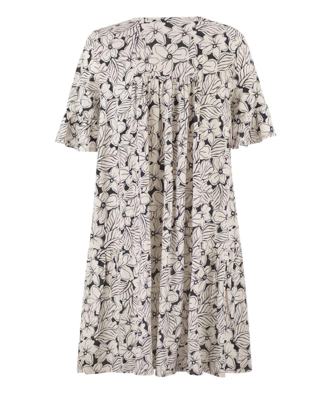 WEEKEND MAX MARA Мульти хлопковое повседневное платье, фото 2