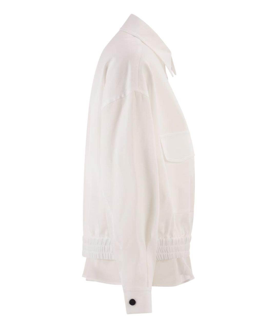 BRUNELLO CUCINELLI Белая хлопковая куртка, фото 3