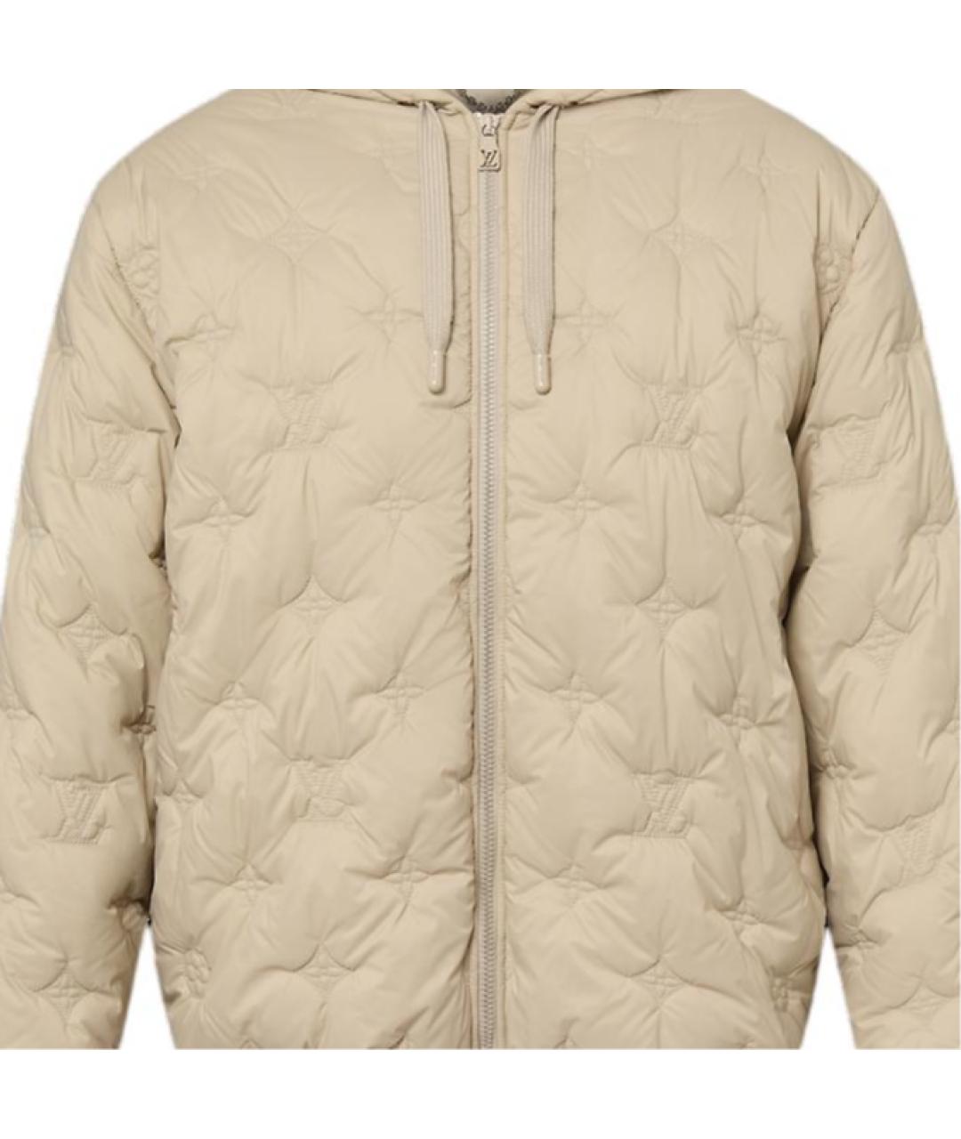 LOUIS VUITTON Бежевый пуховик, фото 4