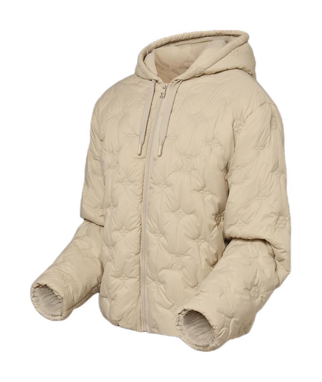 LOUIS VUITTON Бежевый пуховик, фото 3