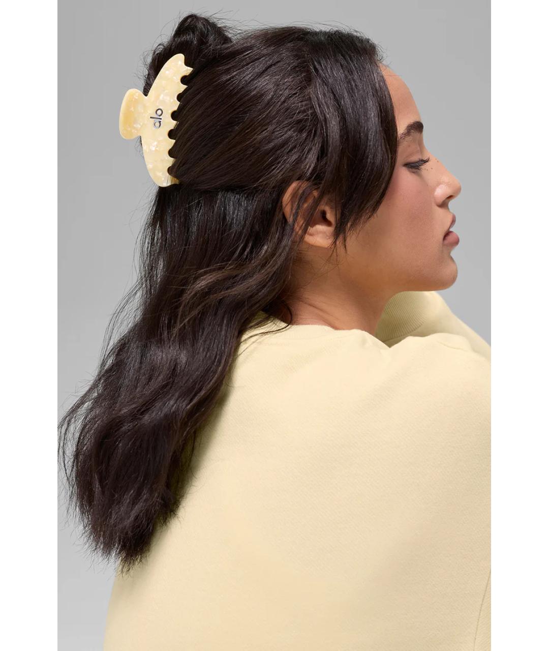 ALO YOGA Желтая заколка, фото 2