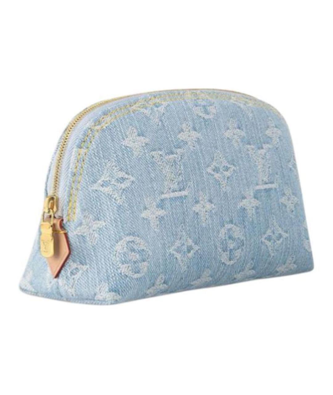 LOUIS VUITTON Голубая косметичка, фото 2