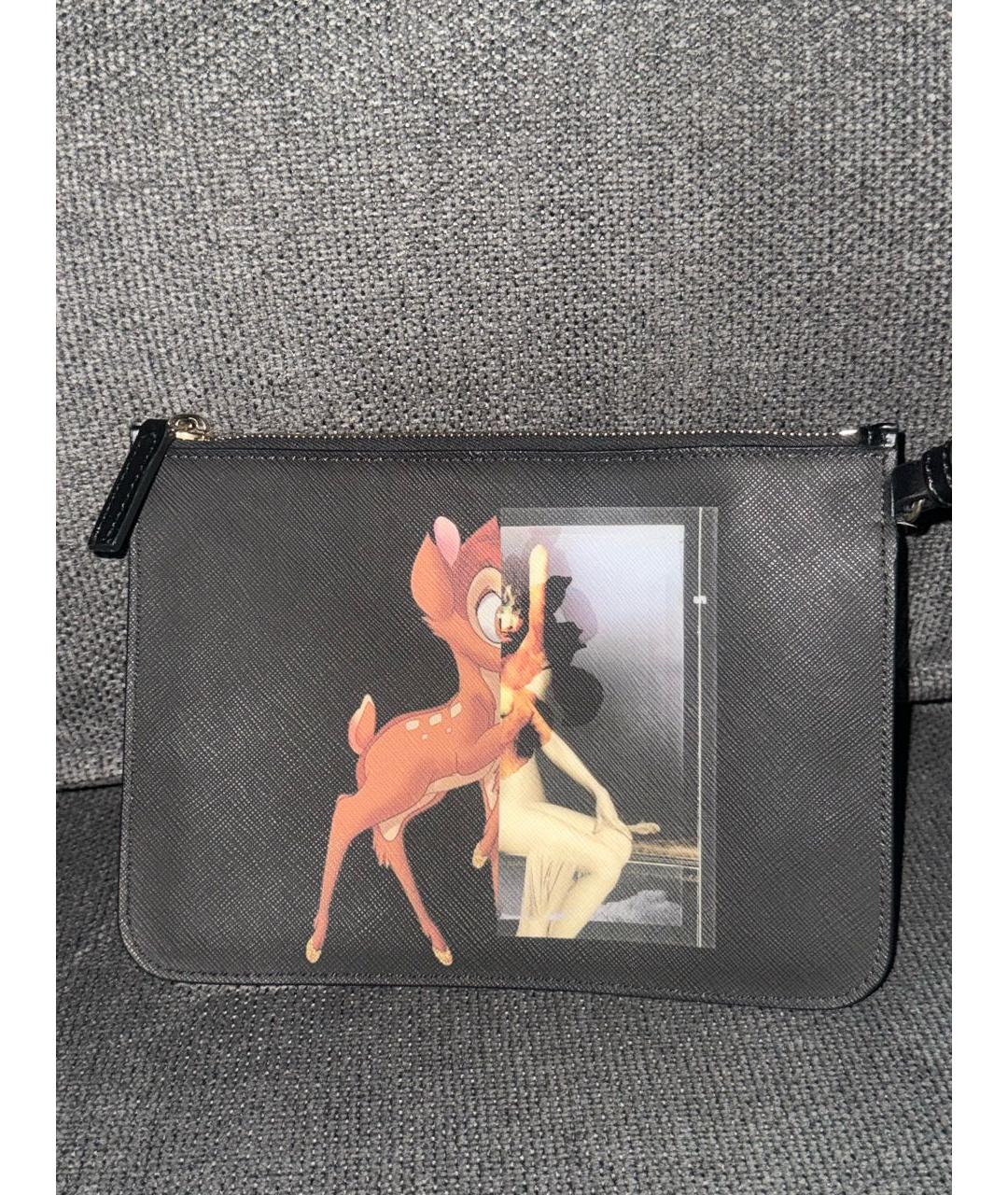 GIVENCHY Черная кожаная сумка тоут, фото 3