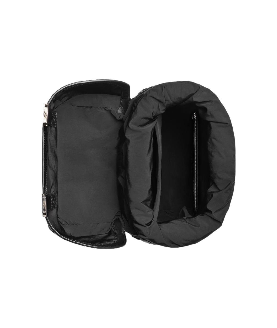 BOTTEGA VENETA Черный кожаный рюкзак, фото 4