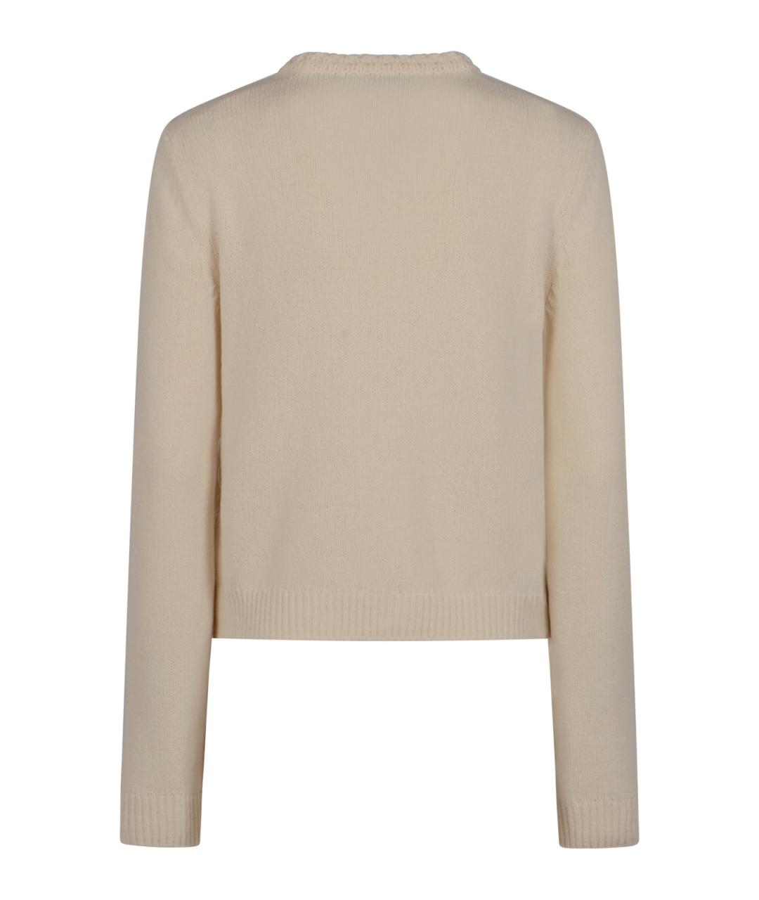 MONCLER Бежевый полиэстеровый кардиган, фото 2