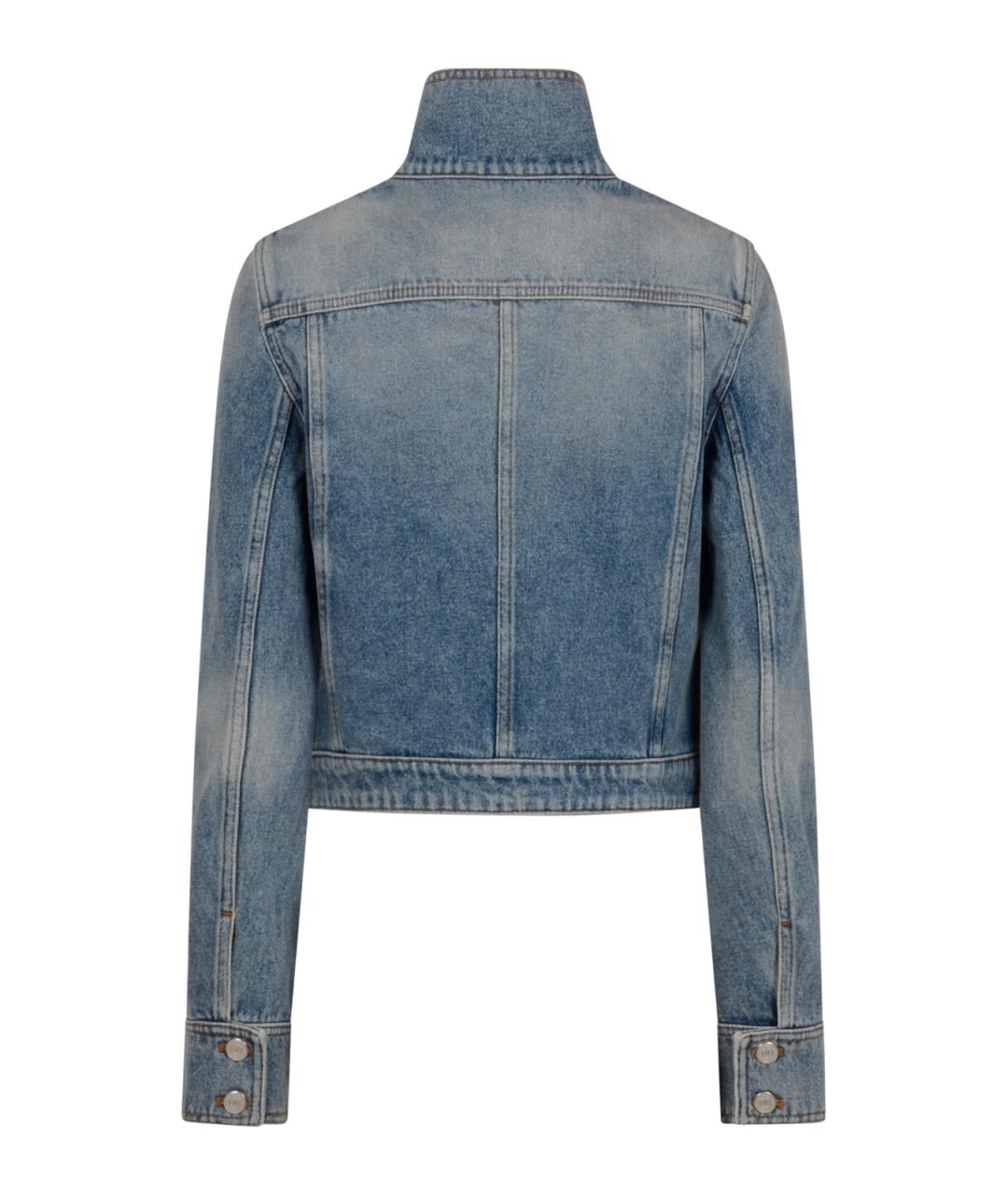 COURREGES Синяя хлопковая куртка, фото 2