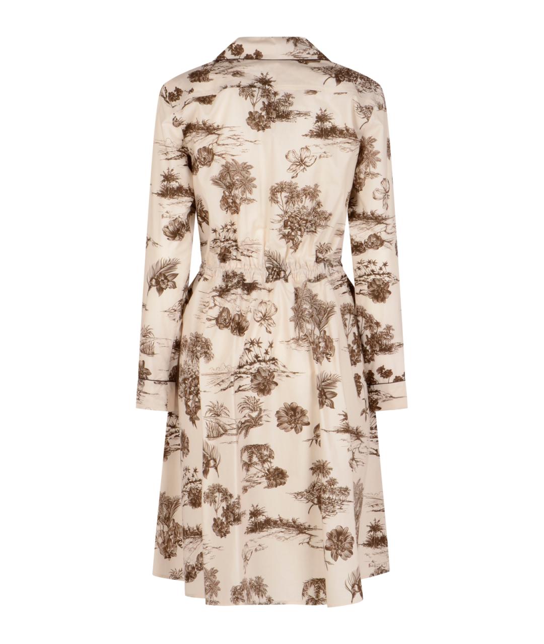 MONCLER Мульти хлопковое повседневное платье, фото 2