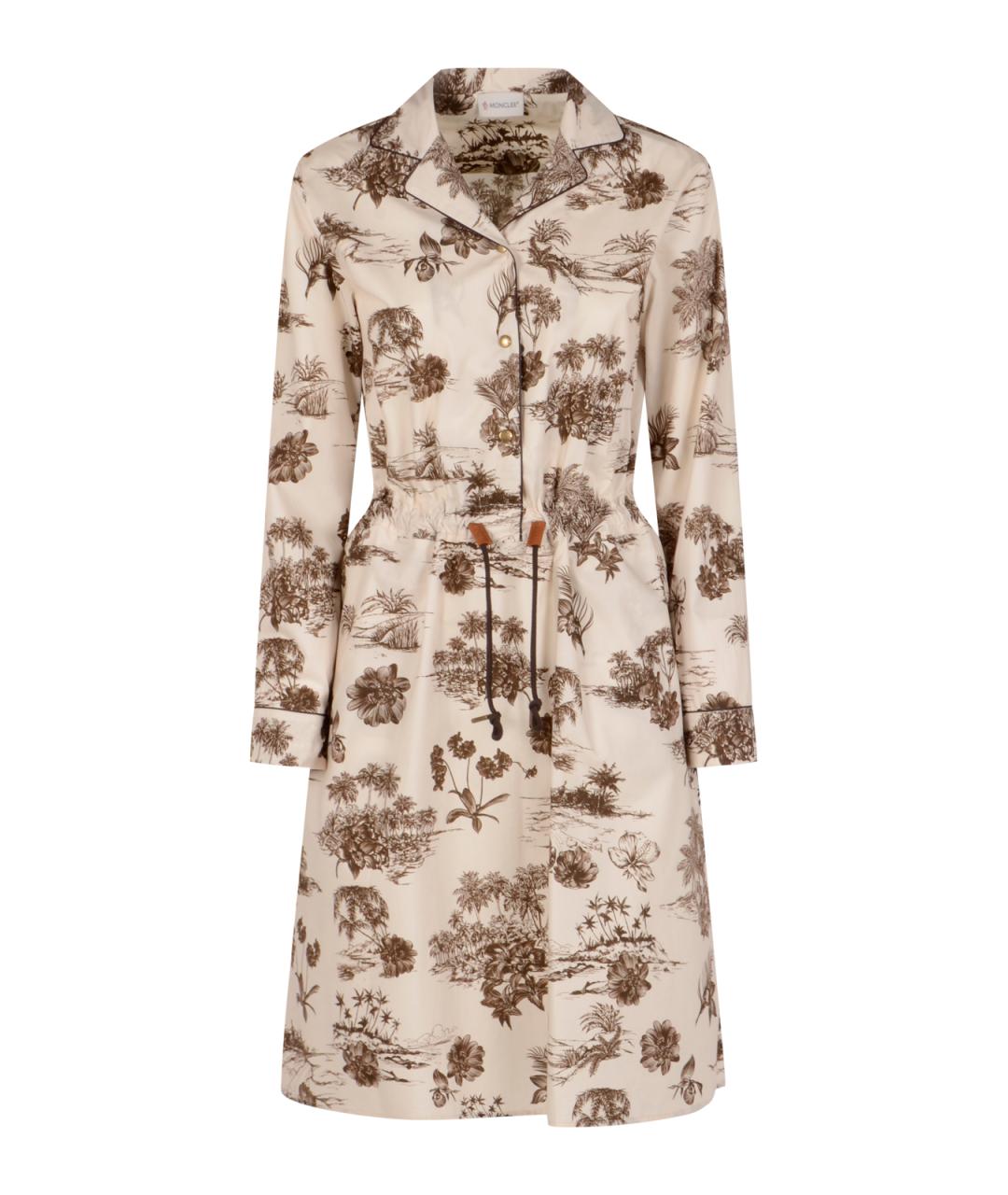 MONCLER Мульти хлопковое повседневное платье, фото 1