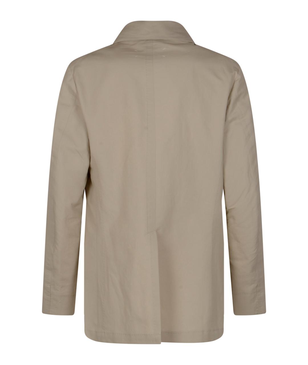 MAISON MARGIELA Бежевый хлопковый пиджак, фото 2