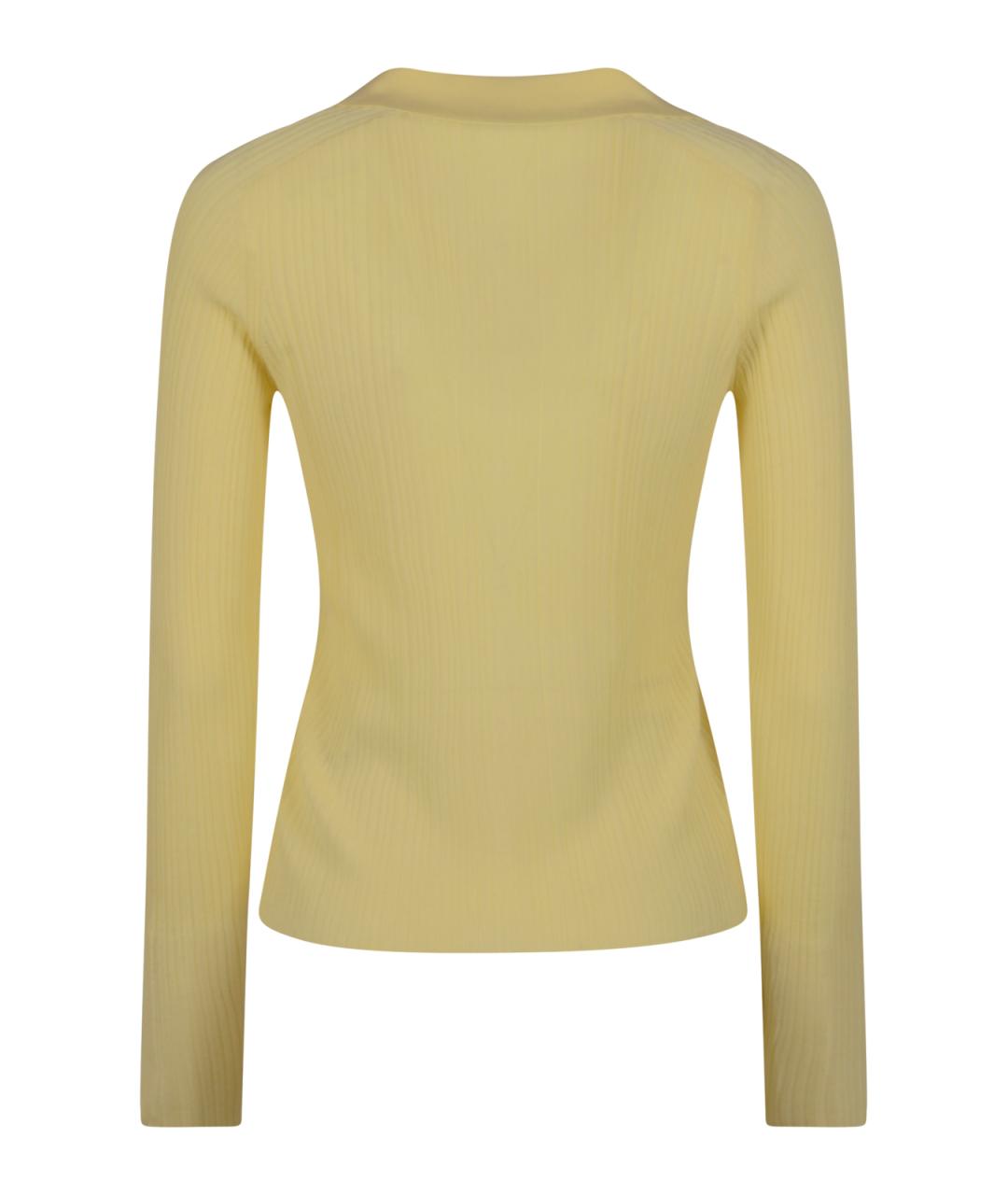 MAISON KITSUNE Желтый кардиган, фото 2