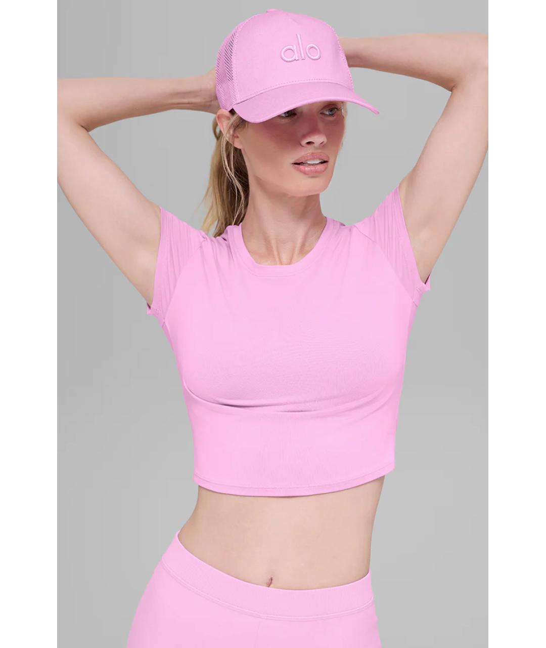 ALO YOGA Розовая кепка, фото 4