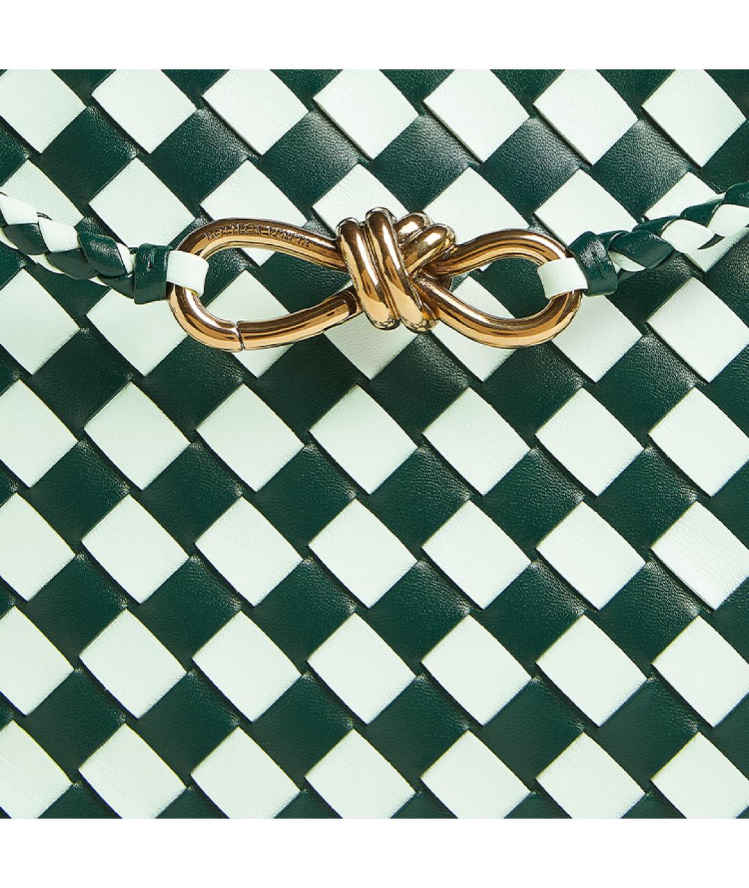 BOTTEGA VENETA Зеленая сумка через плечо, фото 5